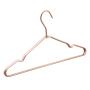Chinese Factory Directly Home Daily Life Aluminum Alloy Rose Gold Grooved Basic Clothes Hangers