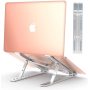 Wideny Home Office Ergonomic Aluminium Desktop Adjustable Portable Folding Multifunctional Laptop Table for Phone Desk Stand