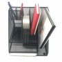 2019 home office Wall vertical mount metal desk table document magazine rack hanging file organizer