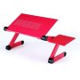 WIDENY Home Portable Aluminium Desktop Sofa Bed Adjustable Multifunctional Folding Computer Laptop Desk Table for Home Office
