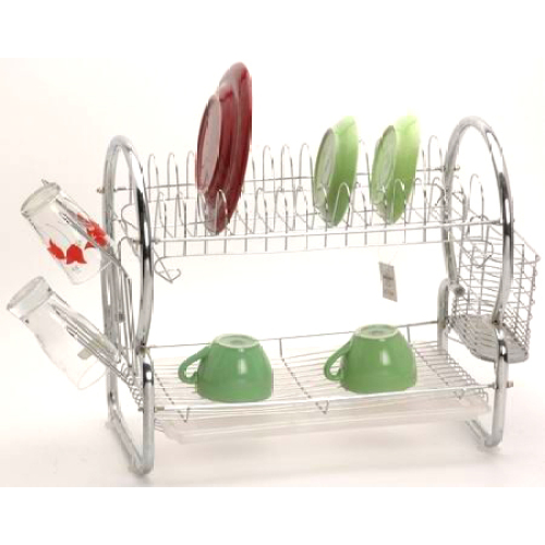 Expandable Tableware Dinnerware Storage Holder Rustproof Stainless Steel Dish Drying Rack for Cabinets