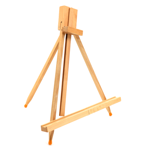 Portable Wooden Tripod Tabletop Display Easel for Sketching Painting