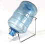 Metal Plated 3-5 Gallon Water Stand  Dispenser Valve  Stainless Steel Rack Holder Non Slip  5 gallon water bottle stand