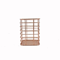 Wideny newest chrome plated school office home supply stationery wire metal mesh steel rose gold desk set organizer set