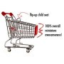 Amazon Hot Sale Mini Grocery Rolling Folding Replacement Wire Baby Toy Supermarket Trolley Shopping Cart