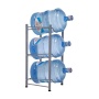Powder Coated Metal Wire 5 Gallon Display Water Bottle Stand Rack for Storage at Home or Office