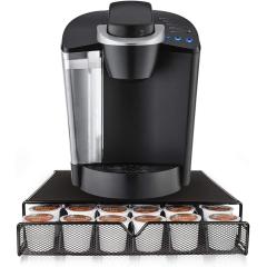 Wideny large capacity coffee pod storage drawer home cafe supply decoration metal mesh 36 coffee capsule holder