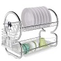High Quality Home Kitchen Counter Top Metal Wire Drying Plate Rack For Hanging Dishes