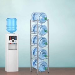 Home and Office use 5 Gallon water dispenser 5-Tier Water Bottle Storage Rack