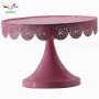 Wideny Home Rotating Wire Metal plate pink wedding party bread candy fruit cup cake cupcake cake stand
