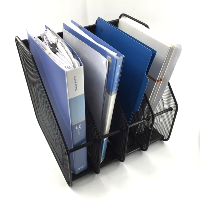 Desk Organizer vertical Brochure sorter A4 Paper stand file holder