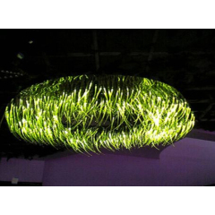 LED fiber optic illumination for hotel, restaurant, coffee house end light fiber