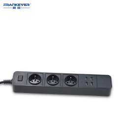 FRANKEVER Wifi Smart Power Strip with 3 Outlet 4 USB Port Smart Power Strip