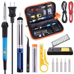 FRANKEVER soldering iron kit electronics 14 in 1 set with adjustable temperature tools