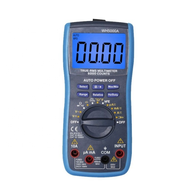 New model WH5000A Digital multimeter with 600A current testing clamp