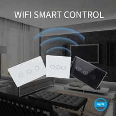 UK/EU  standard wifi  smart light adjustable led touch dimmer switch