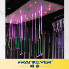 FRANKEVER LED fiber optic chandelier night club RGB mixing color light engine lamp