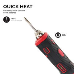 Quick heating 7s Wireless rechargeable soldering iron