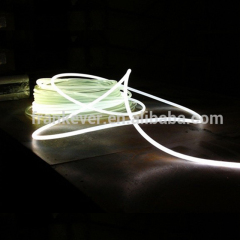 Infilled Side Light Optical Fiber and Cable, big diameter PMMA plastic fiber optic for KTV