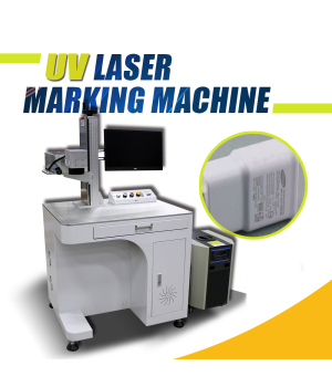 Desktop 3W/5W/10W JPT UV Lasermarkiermaschine Lasermarkierer mit eingebautem Computer und Software