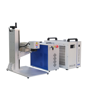 Split 3W/5W/10W/15W JPT UV-Laserbeschriftungsmaschine Laserbeschrifter mit S&A-Wasserkühler