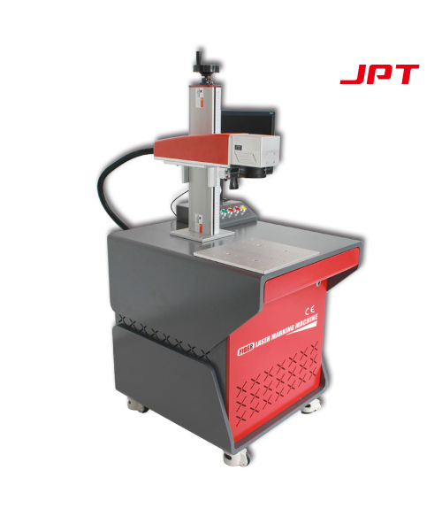Desktop 20W/30W/50W JPT Fiber Laser Engraver Laser Marking Machine with built-in computer and software