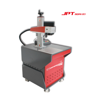 Desktop 20W/30W/60W/80W/100W JPT MOPA M7(YDFLP-E-M7-MR) Faserlasergravierer Laserbeschriftungsmaschine