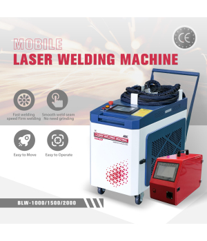 1000W 1500W 2000W 3000W Tragbare Laserschweißmaschine Mobile Faserlaser-Metallschweißmaschine