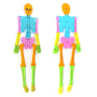 Custom new design educational  human skeleton 3d jigsaw cartoon puzzle