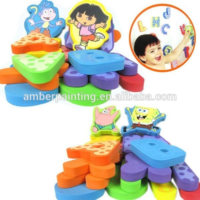 baby early educational non toxic bath foams kids toy