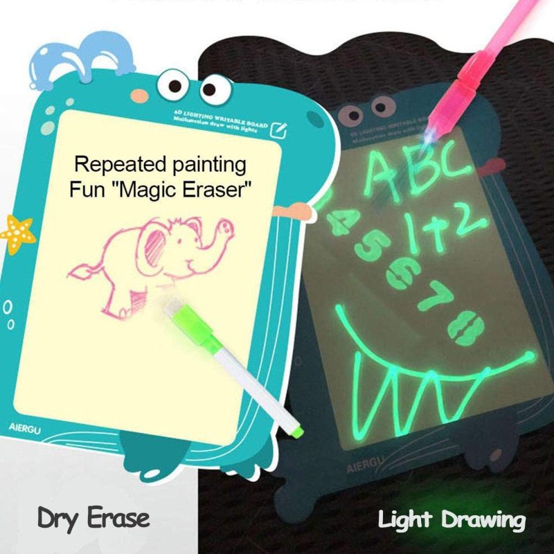 Wholesale Drawing Board Pad Tablet for Kids Painting Board Educational Toy Doodstage Light Drawing Fun Developing Toy