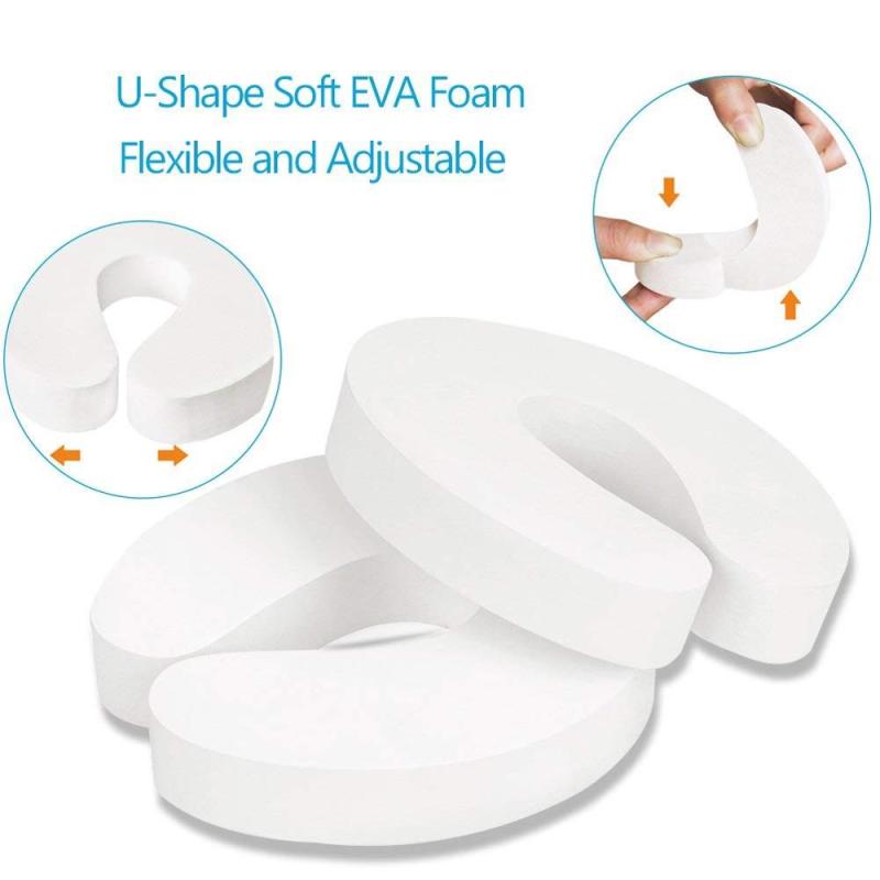 White color plain U/C shape EVA foam Baby door stopper