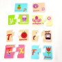 Baby EVA foam puzzle bath toy for children with alphabet animal fruit cartoon
