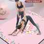 Customized wholesale high quality organic yoga mat cleaner suede yoga mat