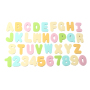 Bath Foam Letters Numbers Toys with Bath Toy Organizer
