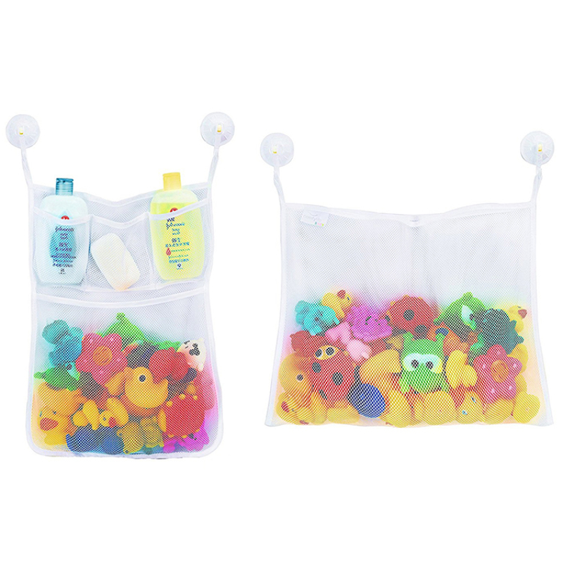 Mesh  Bath Toy Organizer with suction cups