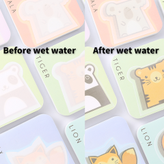 juguetes personalizados de baño de espuma eva para bebés, desarrollo de color en agua, mar, bosque, animales, juguete para niños