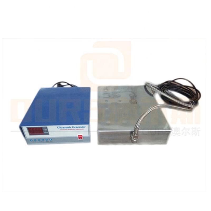 Vibration Cleaning Process Ultrasonic Immersible Transducer Pack With Ultrasonic Generator 3000W High Power Vibrator Box
