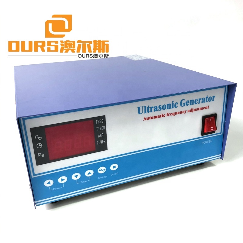 RS485 Cleaning Generator Engine With Digital Changeover Switch High Power 1000W Vibration Power Ultrasonic Cleaner Generator
