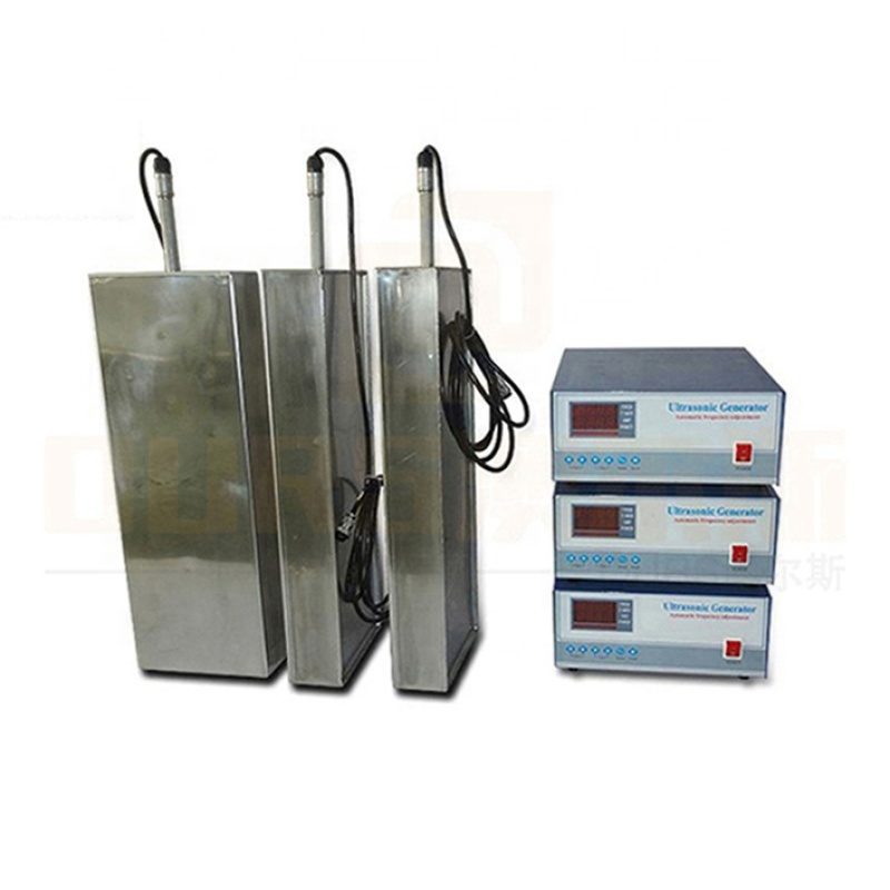 Three-Frequency 28K/80K/130K Switchable Underwater Immersible Ultrasonic Transducer Plate For  Machinery And  Industry Cleaning