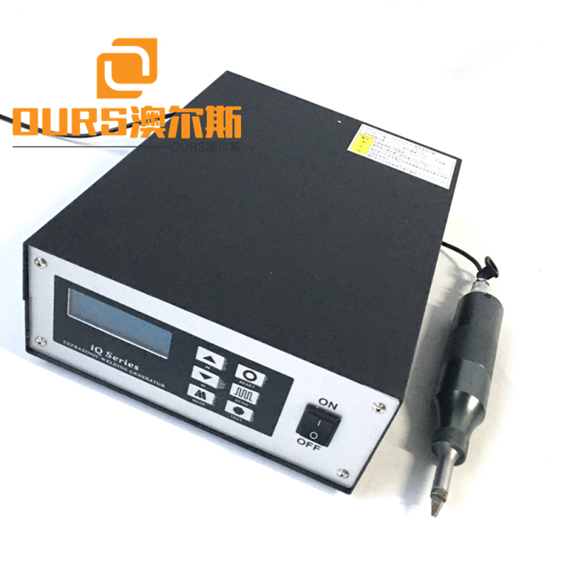 600W 20khz ultrasonic trademark cutting machine include generator and  transducer and horn and Ultrasonic cutting knife