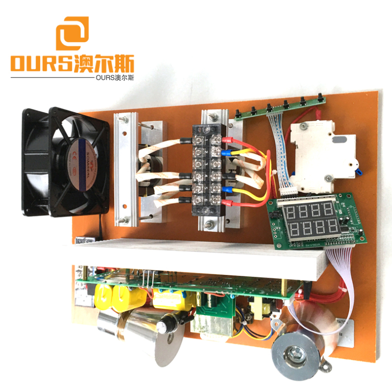 600W 20khz/25khz/28khz/40KHz Ultrasonic Generator Circuit Board With Display For Cleaning Mechanical Parts