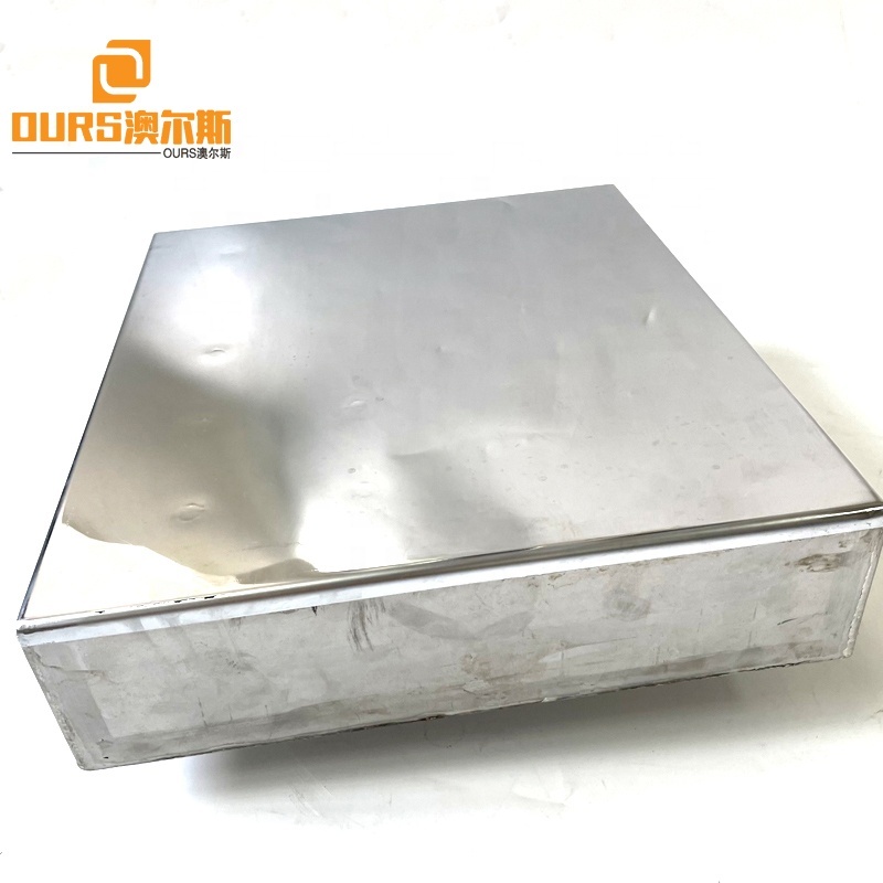 2400W 28KHZ High Power Submersible Water Tank Ultrasonic Transducer Plate For Cleaning Electroplating Factory Hardware Mold