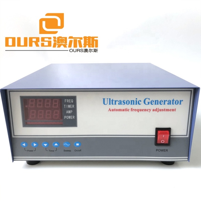 Industrial Vibration Cleaner Frequency /Power Adjustable Ultrasonic Generator 80K Ultrasonic High Frequency Wave Output Device