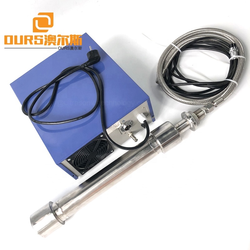Round Tubular 316SS Material Immersible Ultrasound Piezoelectric Stick Low Power Small Ultraso Tube Reactor Used In Industrial