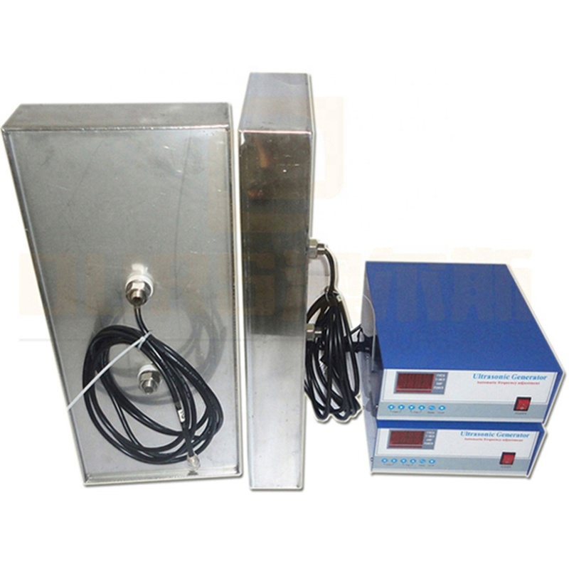 Vibration Cleaning Process Ultrasonic Immersible Transducer Pack With Ultrasonic Generator 3000W High Power Vibrator Box