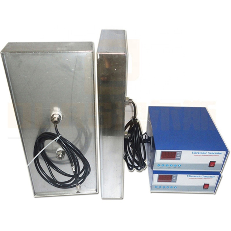 Multi Frequency Industrial 25K/40K/80K Immersible Underwater Ultrasonic Cleaning Transducer Pack Vibrator Cleaner Box And Power