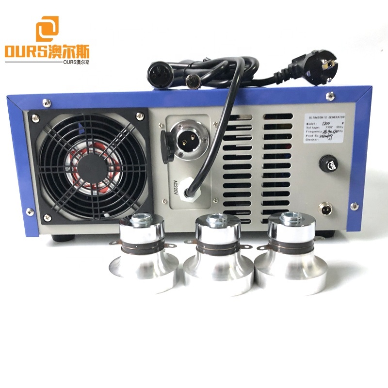 Multi Frequency Digital Ultrasonic Submersible Transducer Generator Cleaner Ultrasound Generator 28K/40K/120K Power