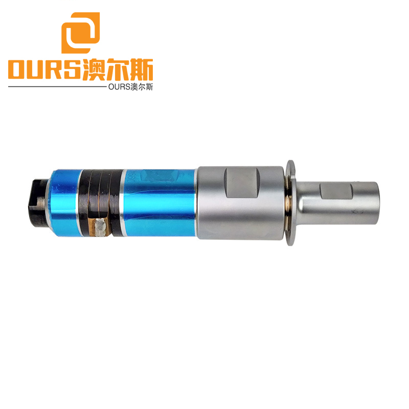 1500W/20khz High Efficiency  Ultrasonic welding transducer with booster use in Plastic mould welding machine and  Sonochemistry
