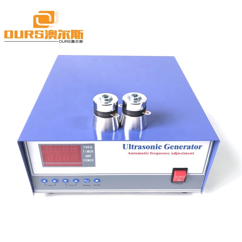 600W Ultrasonic Frequency Generator Control Box 28KHz/40KHz Ultrasonic Cleaning Generator For Industrial Parts Cleaning